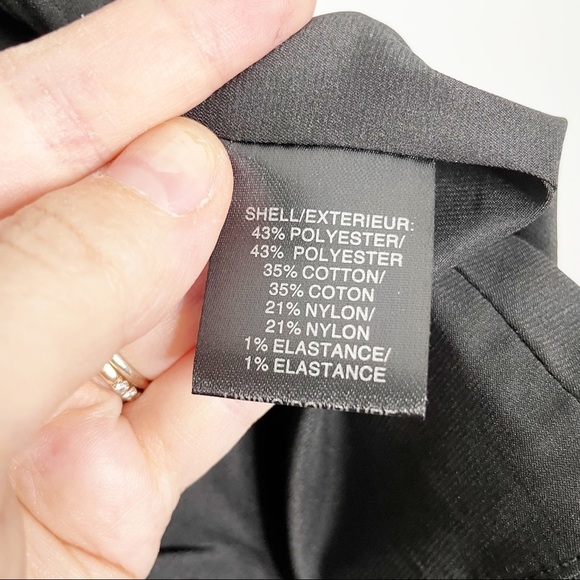 Badgley Mischka Black Peplum Runway Fitted Jacket Exposed Zip 4 - Picture 4 of 8